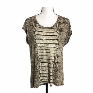 Michael Kors top snake print size  S